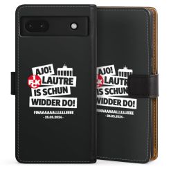 Sideflip mit langer Lasche schwarz