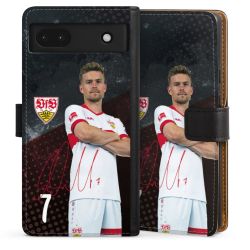 Sideflip mit langer Lasche schwarz