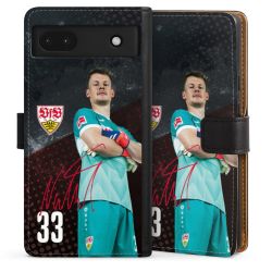 Sideflip mit langer Lasche schwarz