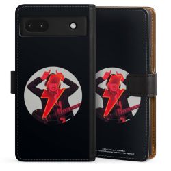 Sideflip mit langer Lasche schwarz