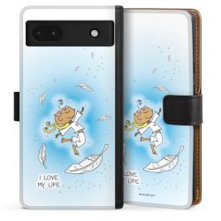 Sideflip mit langer Lasche schwarz