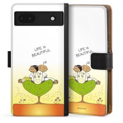 Sideflip mit langer Lasche schwarz