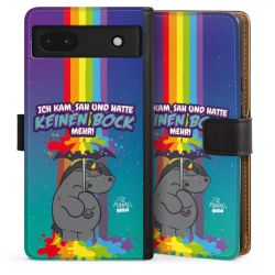 Sideflip mit langer Lasche schwarz