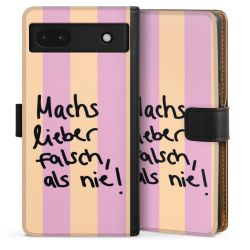 Sideflip mit langer Lasche schwarz