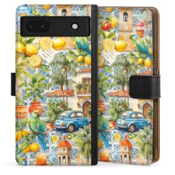 Sideflip mit langer Lasche schwarz