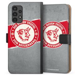 Sideflip mit langer Lasche schwarz