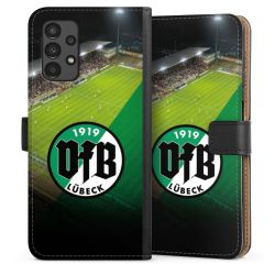 Sideflip mit langer Lasche schwarz