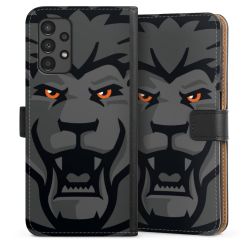 Sideflip mit langer Lasche schwarz