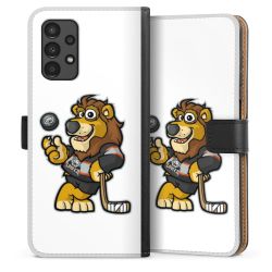 Sideflip mit langer Lasche schwarz