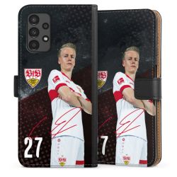 Sideflip mit langer Lasche schwarz