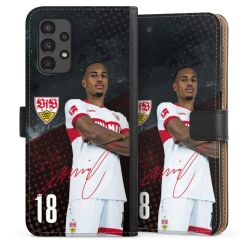 Sideflip mit langer Lasche schwarz