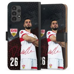 Sideflip mit langer Lasche schwarz