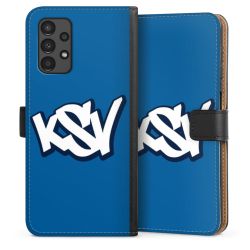 Sideflip mit langer Lasche schwarz