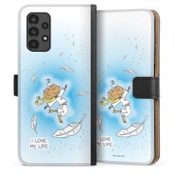 Sideflip mit langer Lasche schwarz