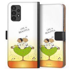 Sideflip mit langer Lasche schwarz