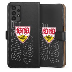 Sideflip mit langer Lasche schwarz