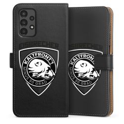 Sideflip mit langer Lasche schwarz