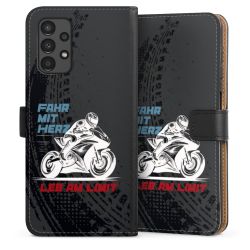 Sideflip mit langer Lasche schwarz