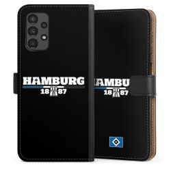 Sideflip mit langer Lasche schwarz