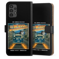 Sideflip mit langer Lasche schwarz