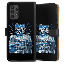 Sideflip mit langer Lasche schwarz