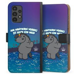 Sideflip mit langer Lasche schwarz