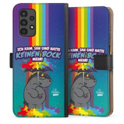 Sideflip mit langer Lasche schwarz