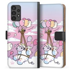 Sideflip mit langer Lasche schwarz