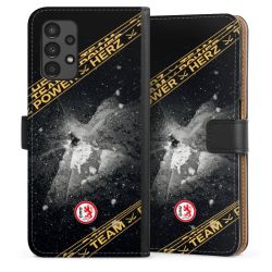 Sideflip mit langer Lasche schwarz