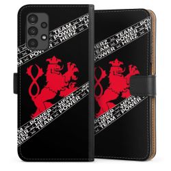 Sideflip mit langer Lasche schwarz