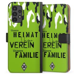 Sideflip mit langer Lasche schwarz