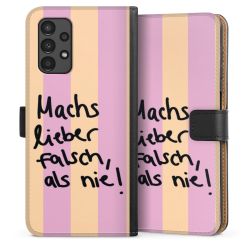 Sideflip mit langer Lasche schwarz