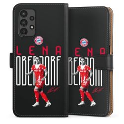 Sideflip mit langer Lasche schwarz