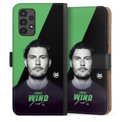 Sideflip mit langer Lasche schwarz