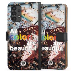 Sideflip mit langer Lasche schwarz