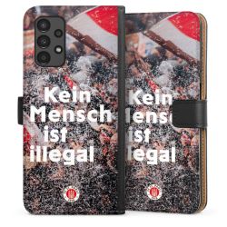 Sideflip mit langer Lasche schwarz