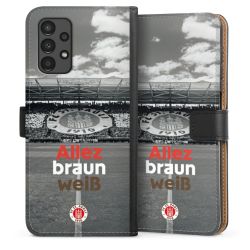 Sideflip mit langer Lasche schwarz