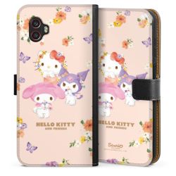 Sideflip mit langer Lasche schwarz