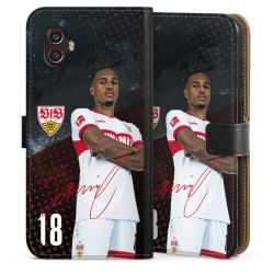 Sideflip mit langer Lasche schwarz