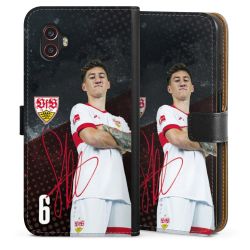 Sideflip mit langer Lasche schwarz