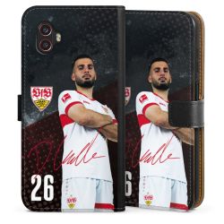 Sideflip mit langer Lasche schwarz