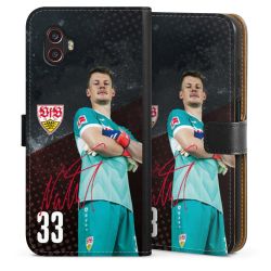 Sideflip mit langer Lasche schwarz