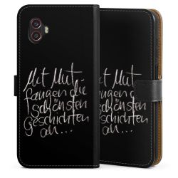 Sideflip mit langer Lasche schwarz