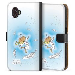 Sideflip mit langer Lasche schwarz