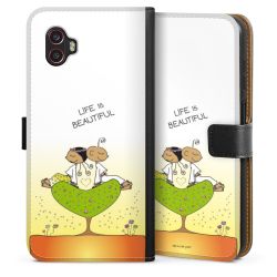 Sideflip mit langer Lasche schwarz