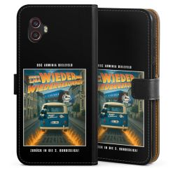 Sideflip mit langer Lasche schwarz