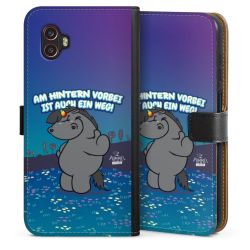 Sideflip mit langer Lasche schwarz