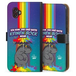 Sideflip mit langer Lasche schwarz