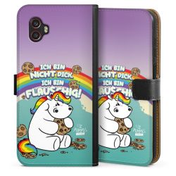 Sideflip mit langer Lasche schwarz