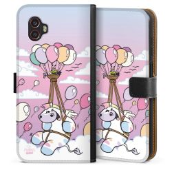 Sideflip mit langer Lasche schwarz